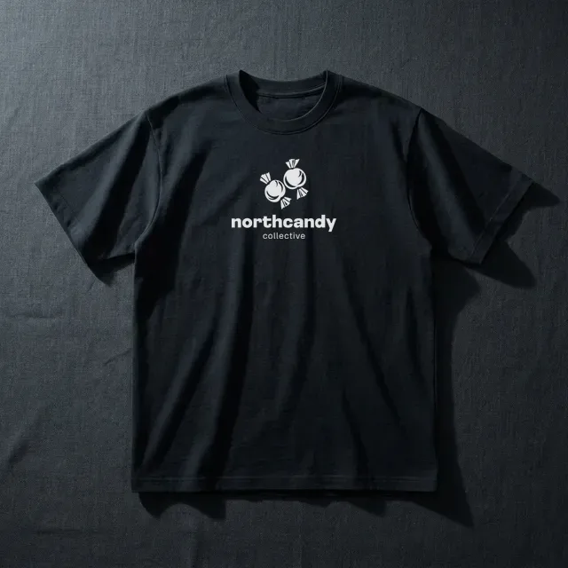 mark tee — heavy cotton, mark on chest. placeholder product shot
